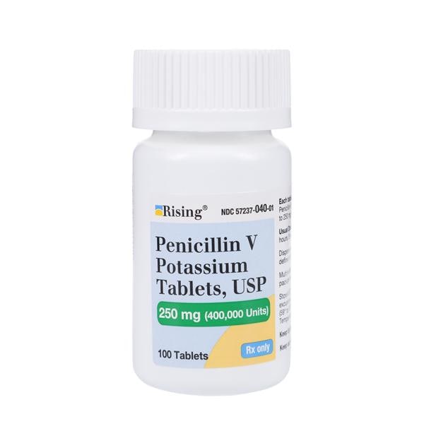 Penicillin V Potassium Tablets 250mg Bottle 100/Bt