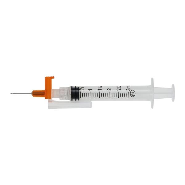 EasyPoint Hypodermic Needle/Syringe 25gx5/8" 3mL Safety Device RDS 50/Bx, 8 BX/CA