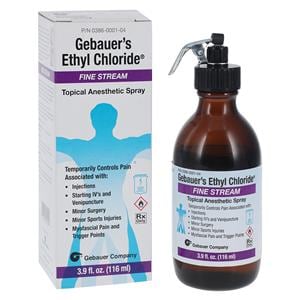 Ethyl Chloride Topical Spray Fine Stream Bottle 3.9oz 12/Package