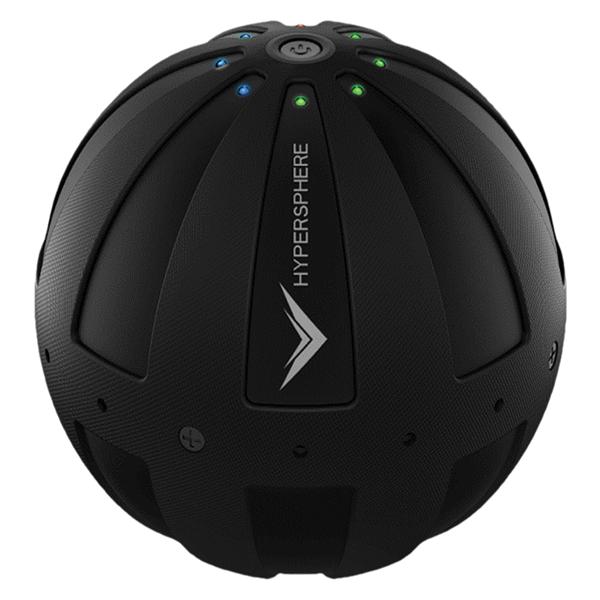 Hypersphere Massage Roller Ball Black With Vibration Technology