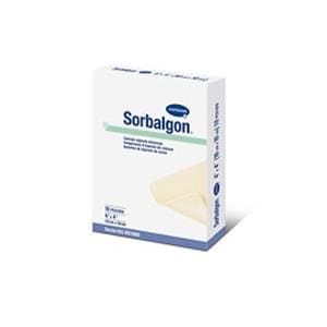 Sorbalgon Calcium Alginate Dressing 4x4" Sterile Square White Hi Abs LF