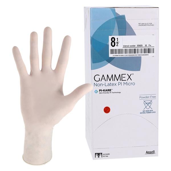 Gammex Polyisoprene Surgical Gloves 8.5 White, 4 BX/CA