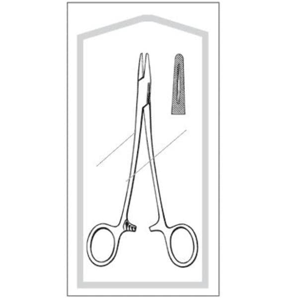 Econo Olsen-Hegar Needle Holder 5.5" Stainless Steel 25/Ca