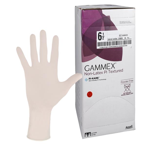 Gammex Polyisoprene Surgical Gloves 6.5 White, 4 BX/CA