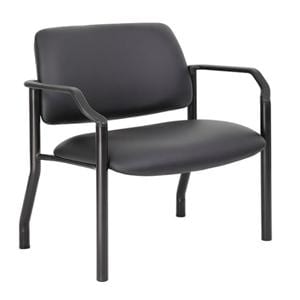 Mid-Back Guest Chair Antimicrobial Vinyl 500lb Capacity Ea