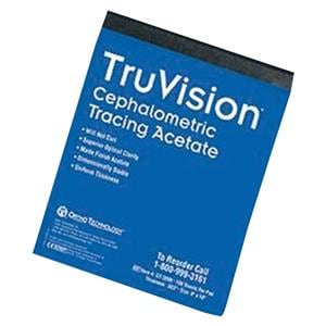 TruVision Cephalometric Tracing Acetate Pad 8 in x 10 in Ea