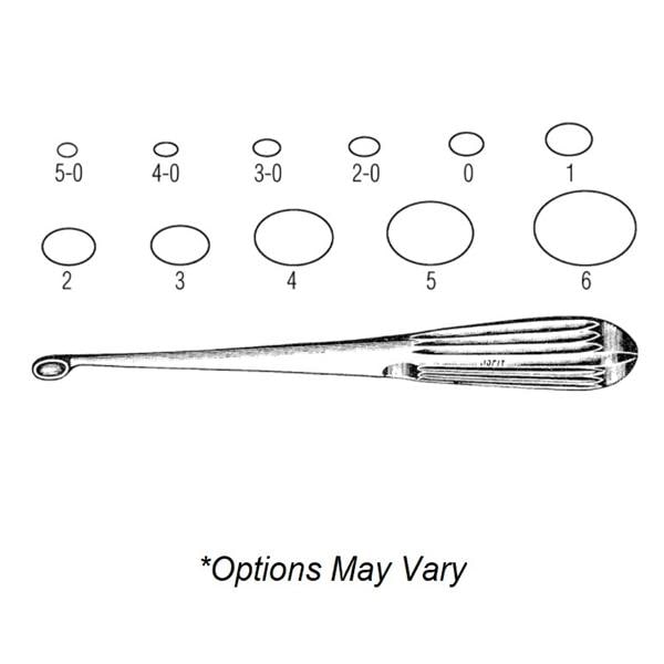 Bruns Orthopedic Curette 9" Stainless Steel Reusable Ea