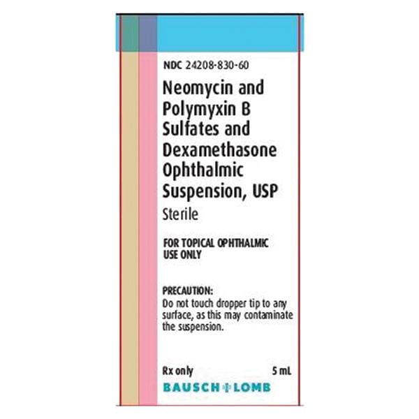 Neomycin/Polymyxin B Sulfate/Dexamethasone Ophthalmic Suspension Bottle 5mL Each