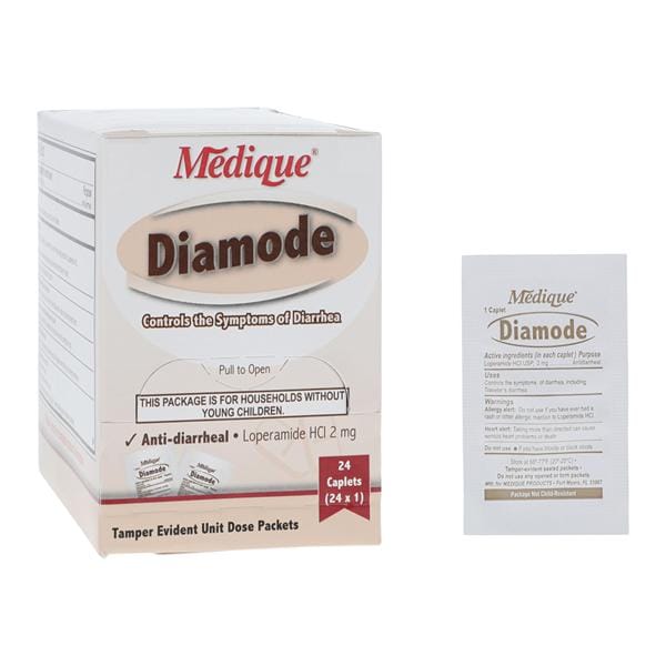 Diamode Antidiarrhea Caplets 2mg 24/Bx