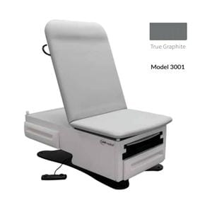 Dial Exam Chair True Graphite 500lb Capacity