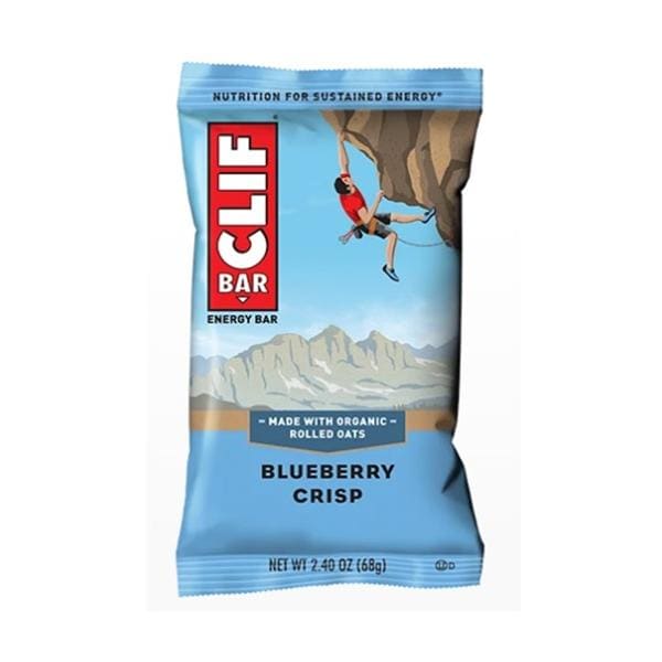 Clif Bar Nutritional Bar Blueberry Crisp 2.4oz Individually Wrapped 12/Bx