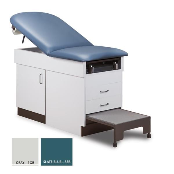 Family Practive Exam Table Slate Blue 400lb Capacity