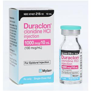 Duraclon Injection 100mcg/mL SDV Ea