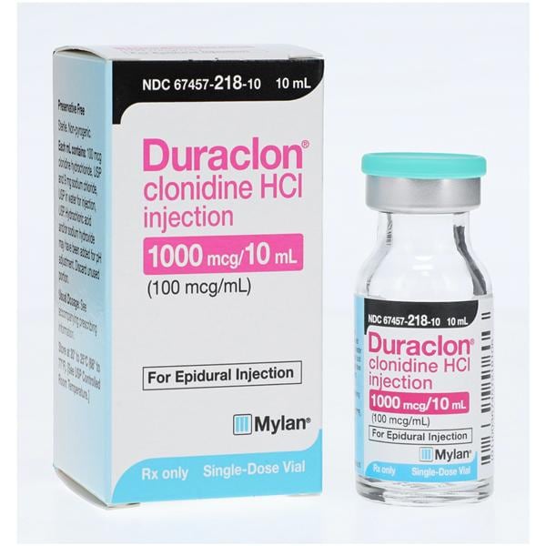 Duraclon Injection 100mcg/mL SDV Ea