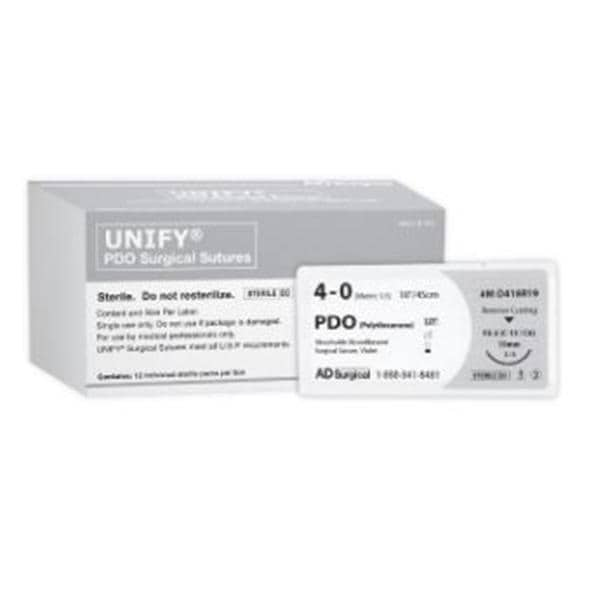 Unify Suture 2-0 30" Polydioxanone Monofilament SH Violet 12/Bx