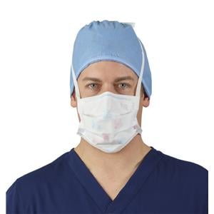 Surgical Mask ASTM Level 3 Anti-Fog Orange 50/Bx