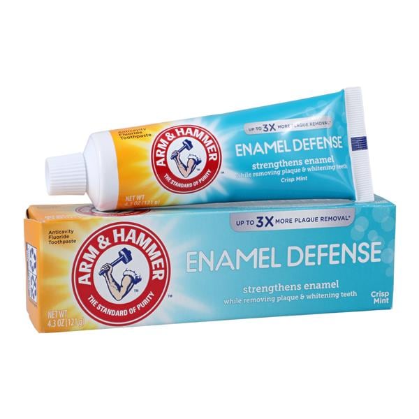 Arm & Hammer Enamel Defense Whitening Toothpaste 2-5 Yrs 4.3 oz Crisp Mnt 12/Ca