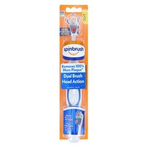 Arm & Hammer Spinbrush Pro+ Deep Clean Battery Power Toothbrush Soft Deep Cln Ea