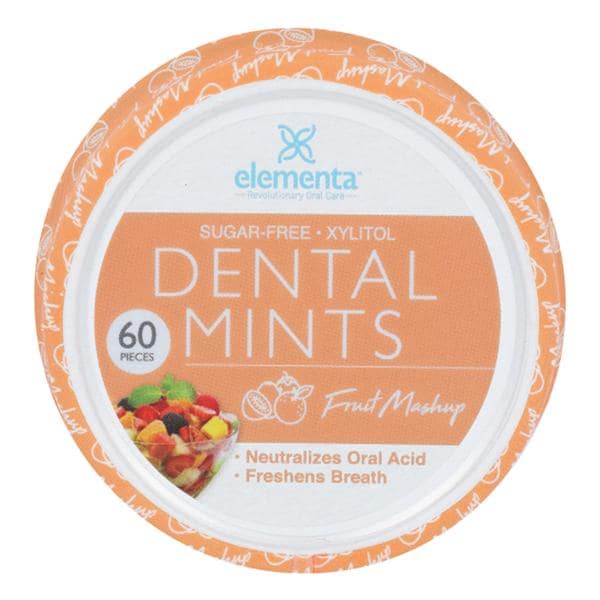 Elementa Silver Dental Mints Fruit Mashup All Natural 6/Cn