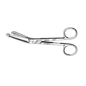 Lister Bandage Scissors Angled 7-1/4" Stainless Steel Reusable Ea