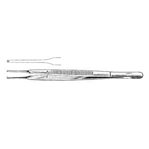 Gerald Tissue Forceps Straight 7" Ea