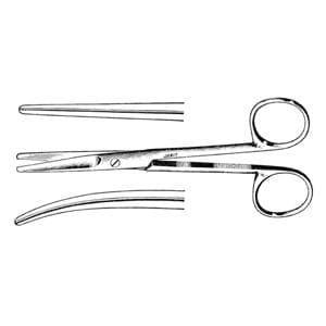 SuperCut Mayo Surgical Scissors Straight 5-3/4" Stainless Steel Reusable Ea