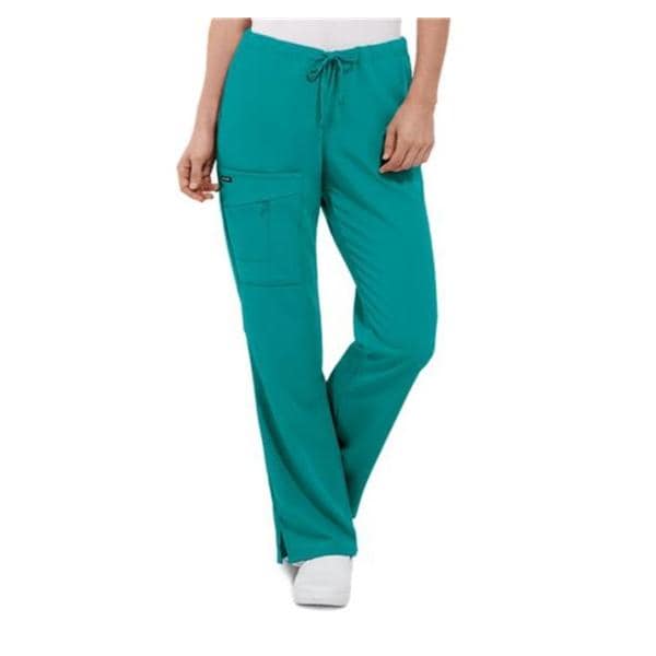 Jockey Scrub Pant 4 Pockets Small Teal Womens Ea