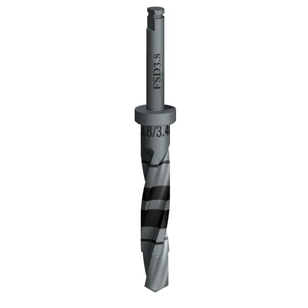 infinity Internal Hex Twist Drill Step Stainless Steel 3.8 / 4.3 mm Ea