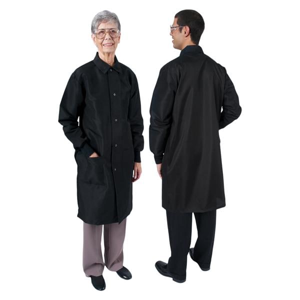 Coat 3 Pkts Lng Tprd Slves / Cffs f/ Overgloving 41 in 2X Large Blk Unisex Ea