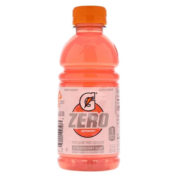 Gatorade G ZERO Sports Drink Strawberry Kiwi 12oz Bottle 24/Ca