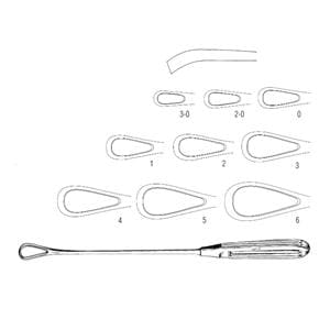 Sims Uterine Curette 11" Reusable Ea