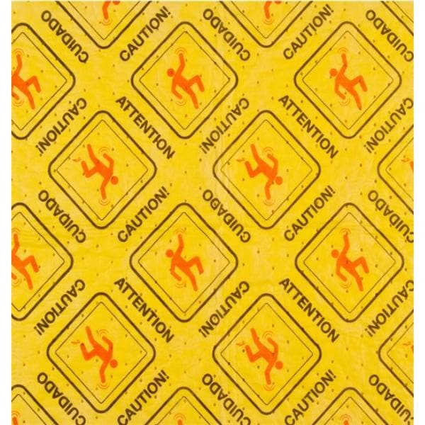 Hydrograbbber Absorbent Floor mat 32x24" Medium Absorbancy/ No Backing/ Yellow