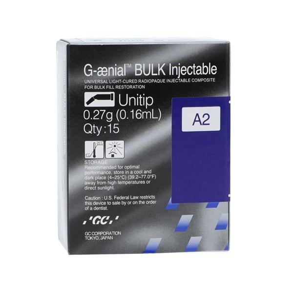 G-aenial Bulk Injectable Bulk Fill Composite A2 Unitip Refill 15/Pk