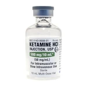 Ketamine HCl Injection 50mg/mL MDV 10mL 10/Package