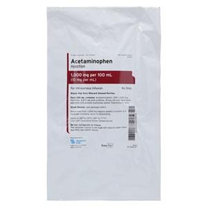 Acetaminophen Injection 10mg/mL Bag 100mL 20/Bx