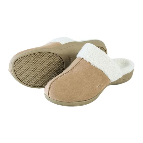 PowerStep Fusion Open Back Slippers Taupe Womens 1/Pr