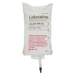 Lidocaine HCl in 5% Dextrose Injection 2gm/Bag 4mg/mL Bag 500mL 18/Package