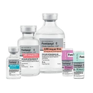 Fentanyl Citrate Injection 50mcg/mL SDV 50mL 50mL/Vl