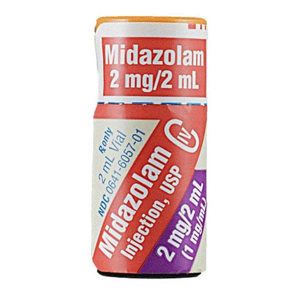 Midazolam Injection 1mg/mL MDV 2mL 25/Package