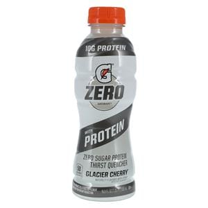 Gatorade G ZERO Protein Drink Protein Glacier Cherry Bottle 12/Ca