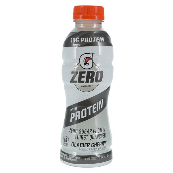 Gatorade G ZERO Protein Drink Protein Glacier Cherry Bottle 12/Ca