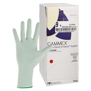 Gammex Polyisoprene Surgical Gloves 9 White / Green