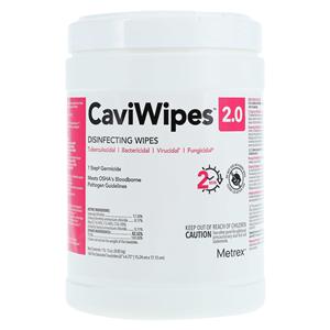 CaviWipes 2.0 Surface Disinfectant Large Canister 160/Cn, 12 CN/CA