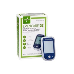 EvenCare G2 Blood Glucose Meter CLIA Waived Ea