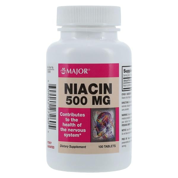 Niacin ER Tablets 500mg 100/Bt