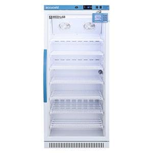 Accucold Performance Series Med/Lb Refrigerator 8 Cu Ft Gls Dr 2 to 10C Ea