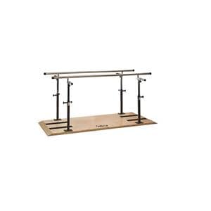 CanDo Parallel Bars Platform 7' Stainless Steel/Wood Base