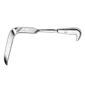 Heaney-Simon Hysterectomy Retractor 10-3/4" Stainless Steel Reusable Ea