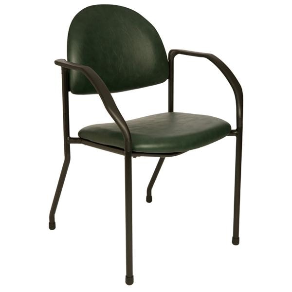 Side Chair Steel Tube Frame Burgundy Ea