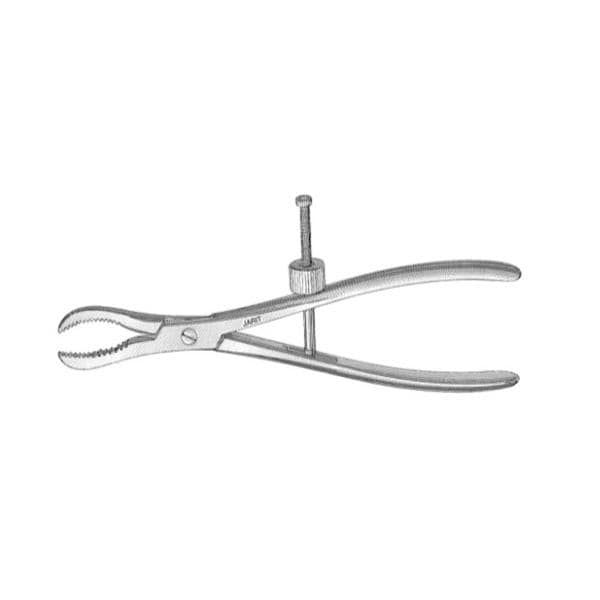 Bone Reduction Forcep Curved 5-5/8" Stainless Steel Ea